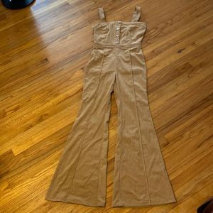 NWOT Jealous Tomato medium cord flared jumpsuit